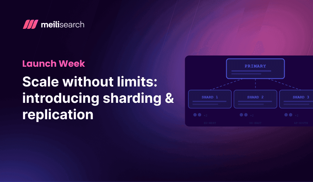 Scale without limits: introducing sharding & replication in Meilisearch Cloud