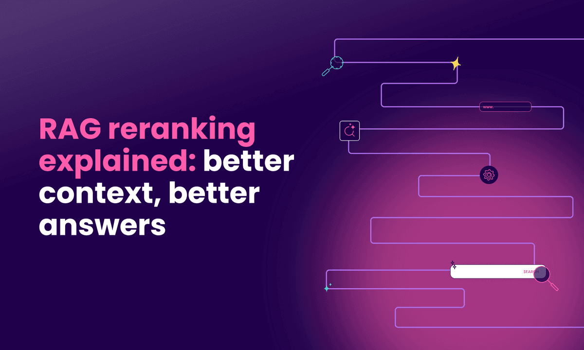 RAG reranking explained: better context, better answers