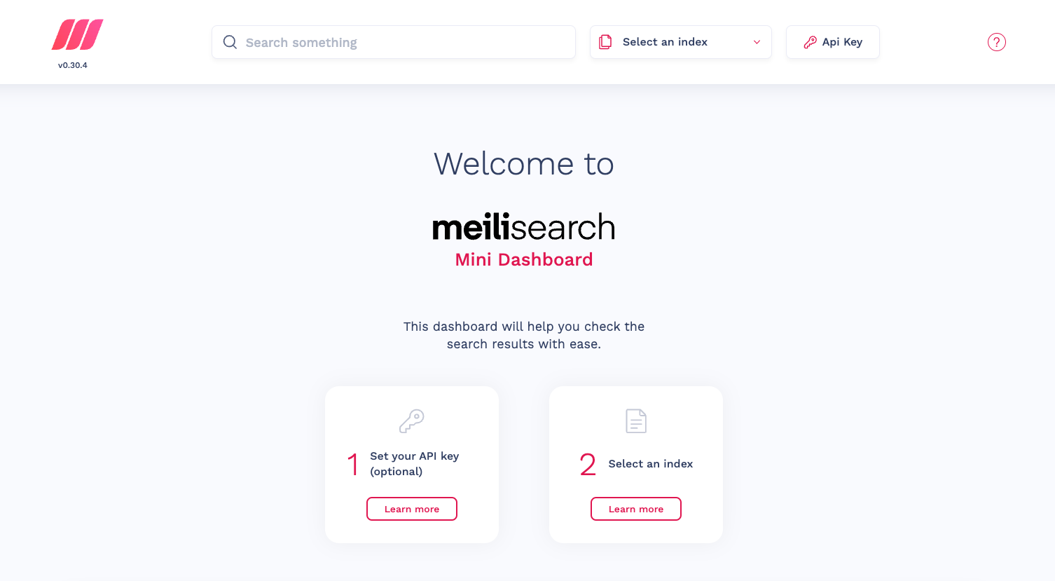 Meilisearch search preview